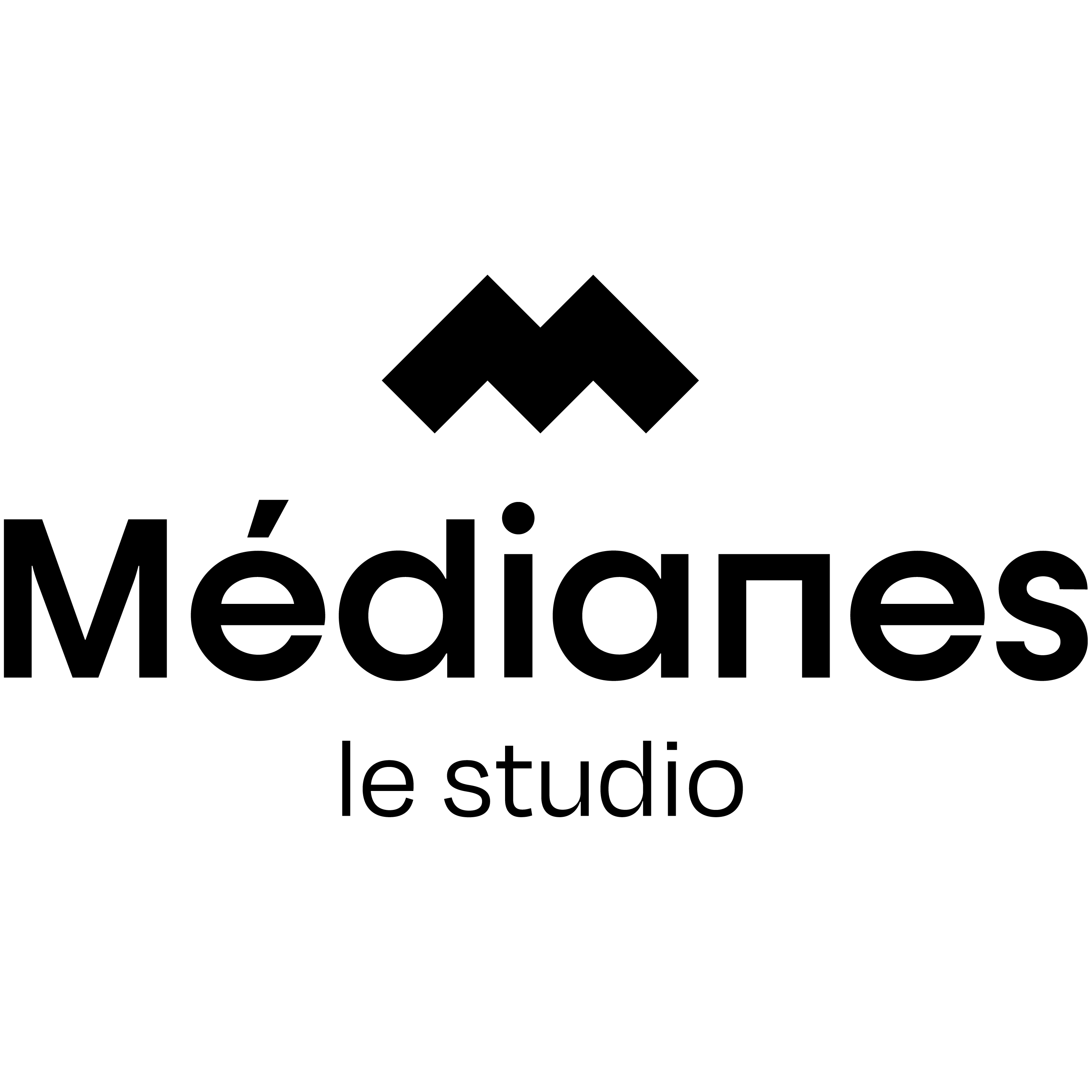 Logo de Médianes le studio
